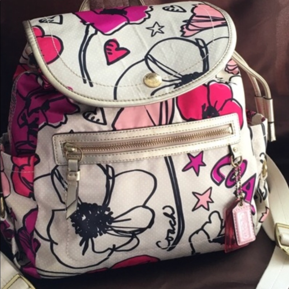 Coach poppy backpack